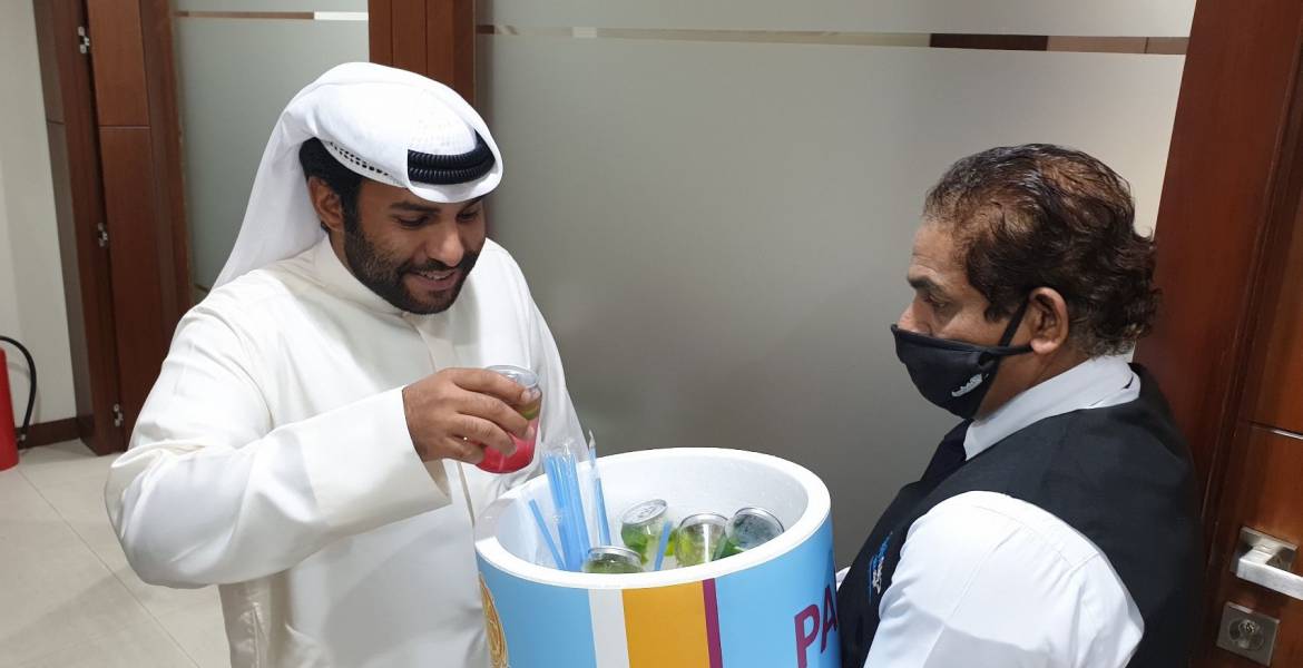 Corporate Communication Department takes initiative to provide refreshments